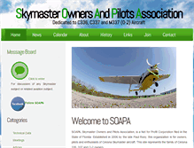 Tablet Screenshot of 337skymaster.org